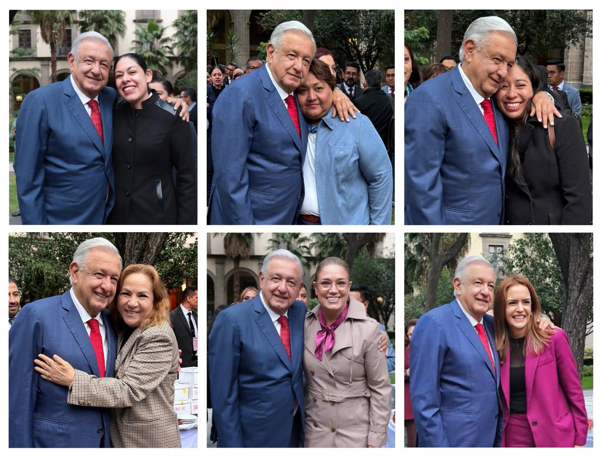 rosaicela_'s tweet photo. El Presidente @lopezobrador_ se dio tiempo para saludar a quienes desde la @SSPCMexico han contribuido durante su gobierno en el Gabinete de Seguridad y con ello abonado a la pacificación del país. 🇲🇽 https://t.co/m2S9xxemll