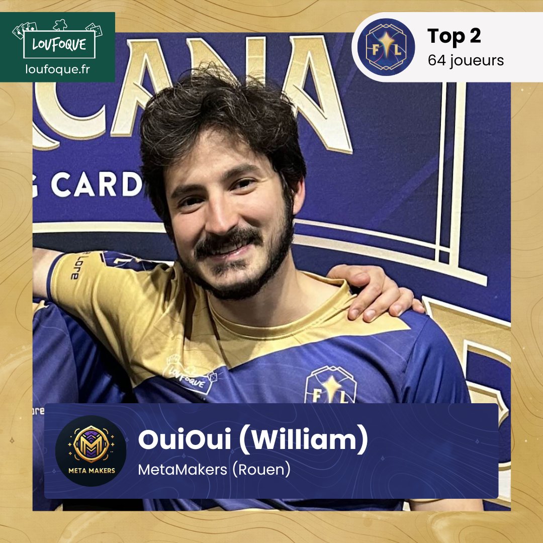 15/09/2024 : Top 2 pour OuiOui au tournoi de la team MetaMakers. #lorcana #disney #tcg #tournoi #cards #lorcanatcg #disneyfrance #tournament #challenge