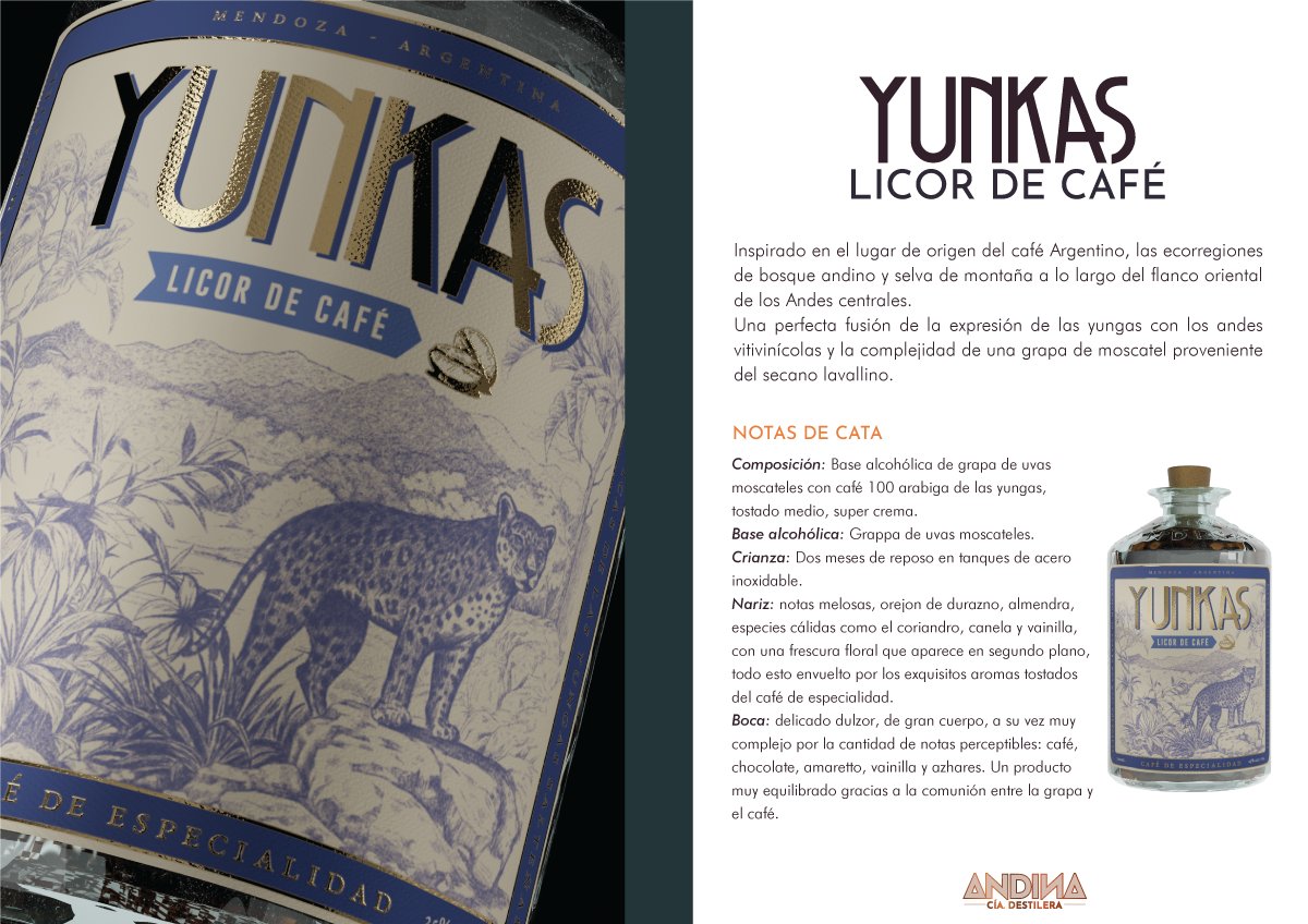 ANDINA Compañía Destilera amplía su extenso portafolio
con su nuevo Licor de Café: YUNKAS

sommamato.com/?p=725