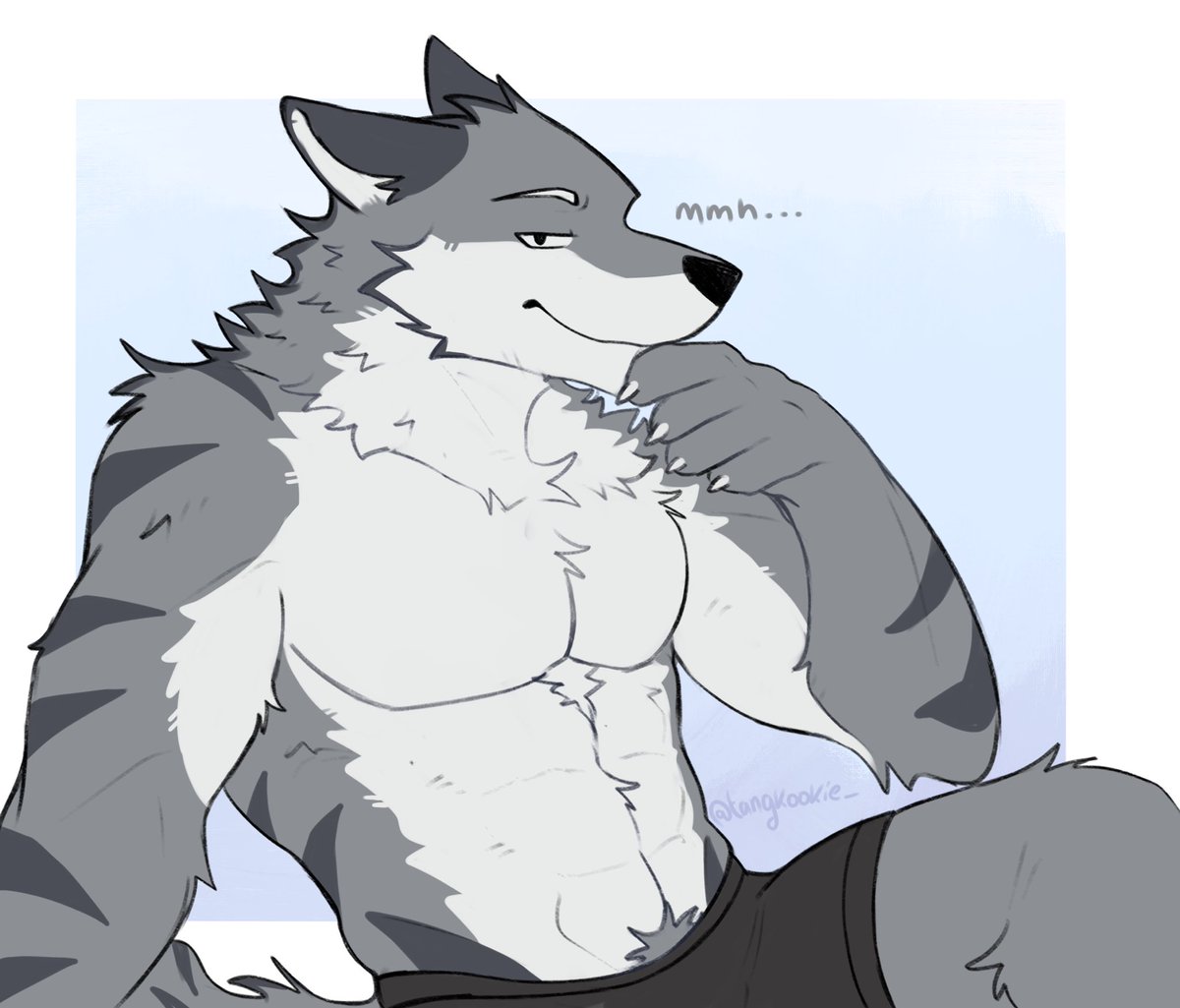 Azulkookz's tweet photo. He is thinking about something.,. https://t.co/ssyGwsQ10D
