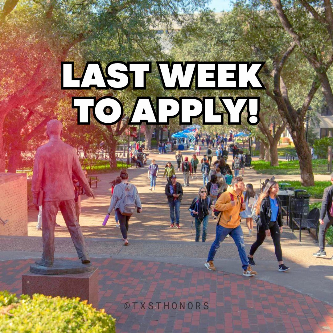 Final week to apply for the Undergraduate Research Fellowship!

Don't miss out on this great opportunity to get funding for your creative and research projects this semester. Application closes Sep 30.