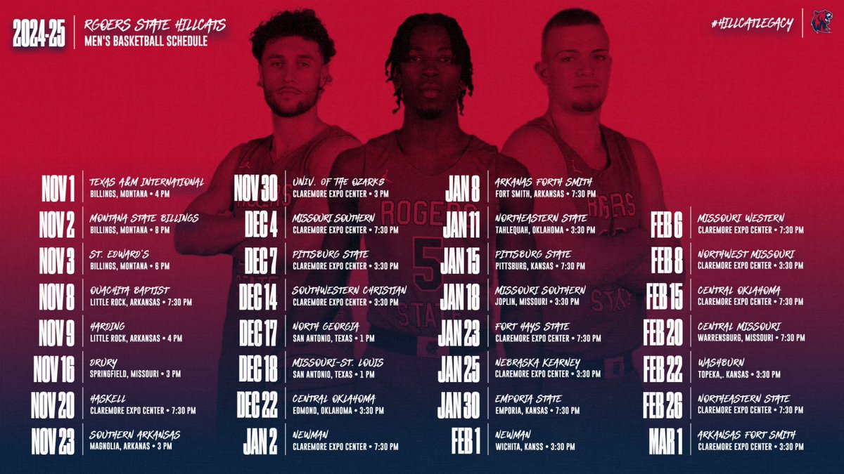 𝙎𝙘𝙝𝙚𝙙𝙪𝙡𝙚 𝙍𝙚𝙫𝙚𝙖𝙡!!

@RSUMBB is ready to get back to work with the release of the 2024-25 schedule!

📰: tinyurl.com/4j5f729t

#HillcatLegacy