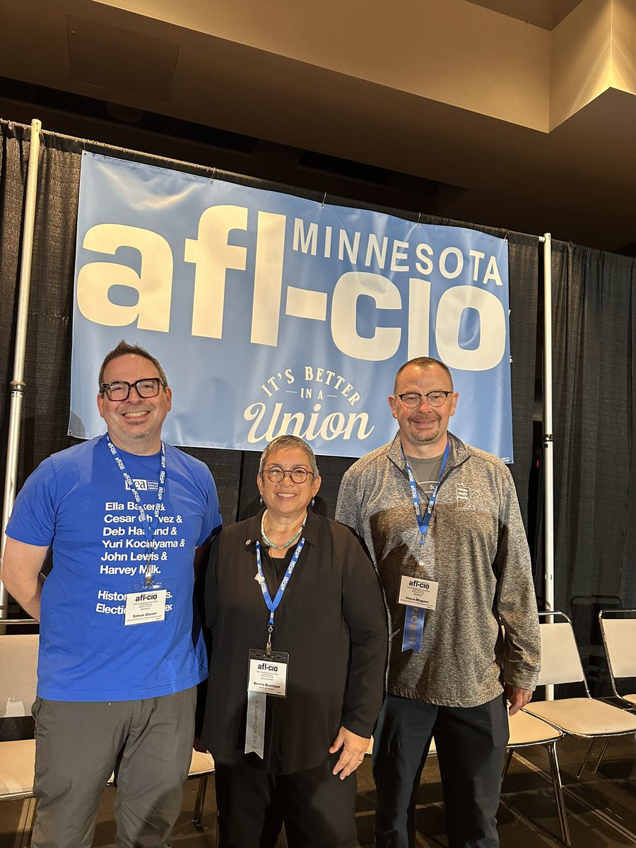 REA represented at Minnesota <a href="/AFLCIO/">AFL-CIO ✊</a> convention with <a href="/EducationMN/">Education Minnesota</a>!