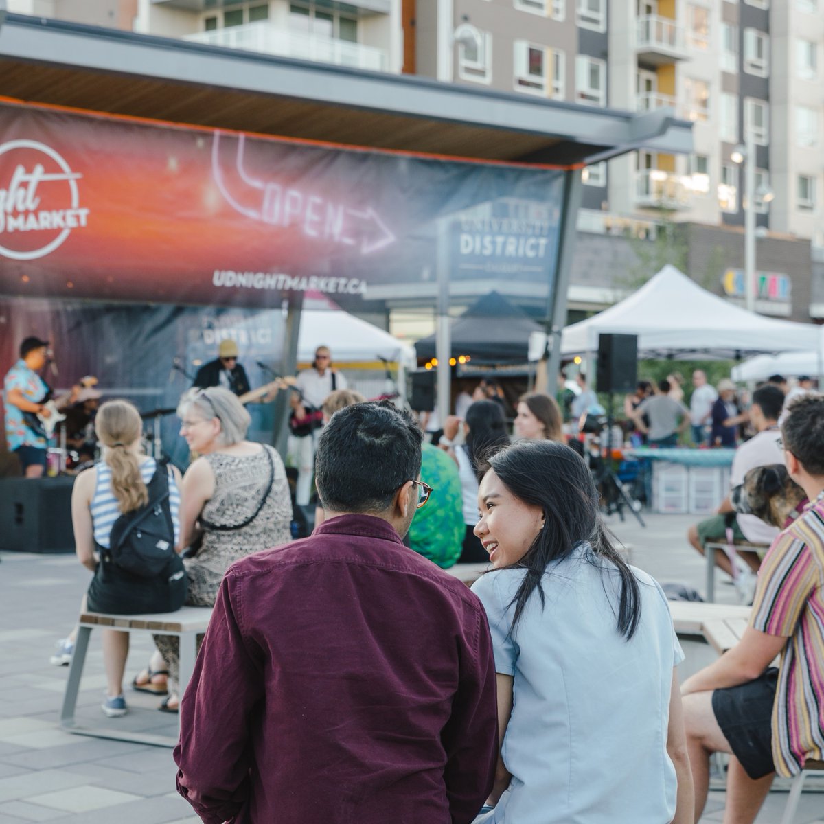 UDistrictYYC's tweet photo. Don't miss the final U/D Night Market of the summer! Next Saturday enjoy live music and local vendors. Bring your friends, family, and furry companions for one last summer celebration☀️

Get the details here: https://t.co/Ix51LSxTEQ https://t.co/t2062G6P2Y