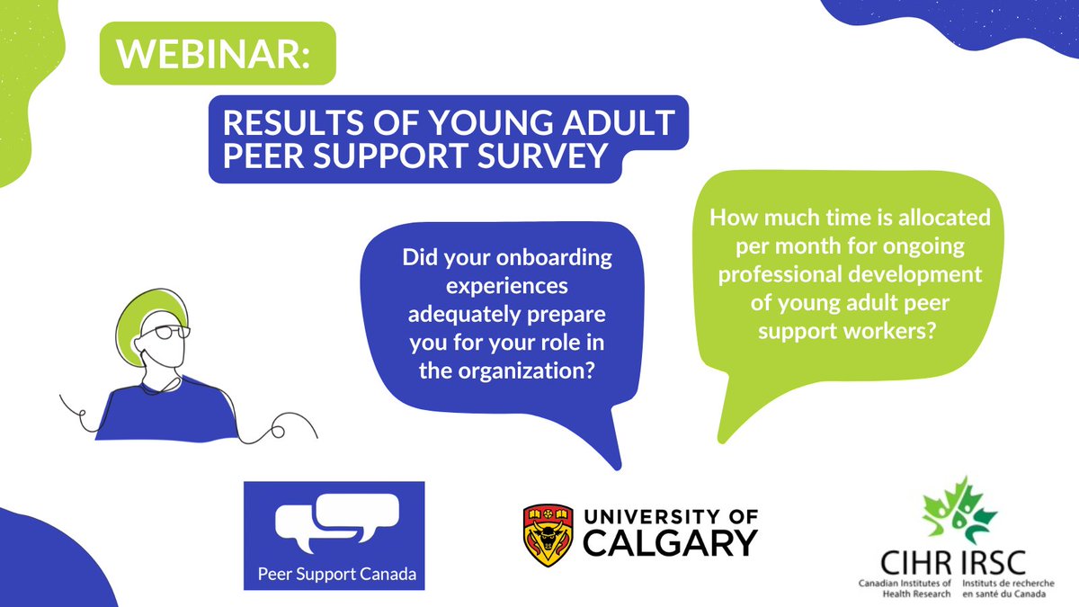 Join us for a webinar discussing the findings of our young adult peer support research project. We heard some interesting things from youth peer supporters, and organization leads. Fill out this form to receive the link to attend: ow.ly/nzGt50TtLNE