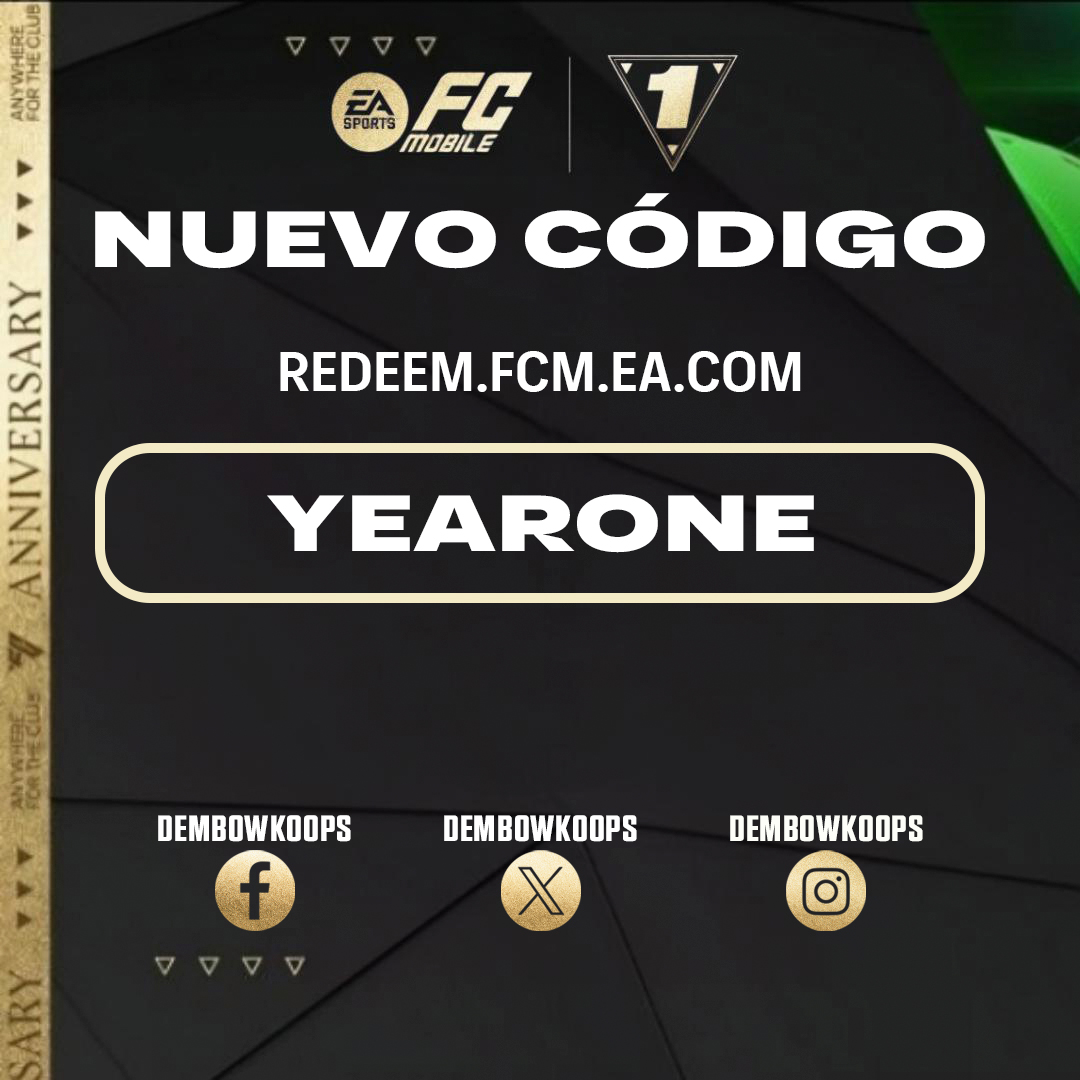 DembowKoops's tweet image. NUEVO CÓDIGO: YEARONE
CANJEAR EN; redeem.fcm.ea.com

RT XFA @tutiofifa