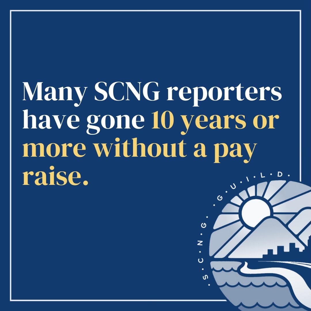 roxanakopetman's tweet image. Try 15 years without a cost of living increase. That’s how long many of the veteran Orange County journalists you follow have gone without a pay boost. So why do they stay? They care about their jobs and the community. Please support the @SCNGguild