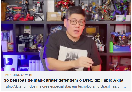 SensoCrtico1's tweet photo. Segundo Fabio Akita, não existe nada de bom em uma moeda digital controlada pelo governo, reitera que o Drex é o oposto do Bitcoin. Para o especialista em tecnologia, o Bitcoin é sinônimo de liberdade e autonomia financeira, enquanto o Drex é um símbolo de opressão e controle. https://t.co/fdRv4Uq8mA