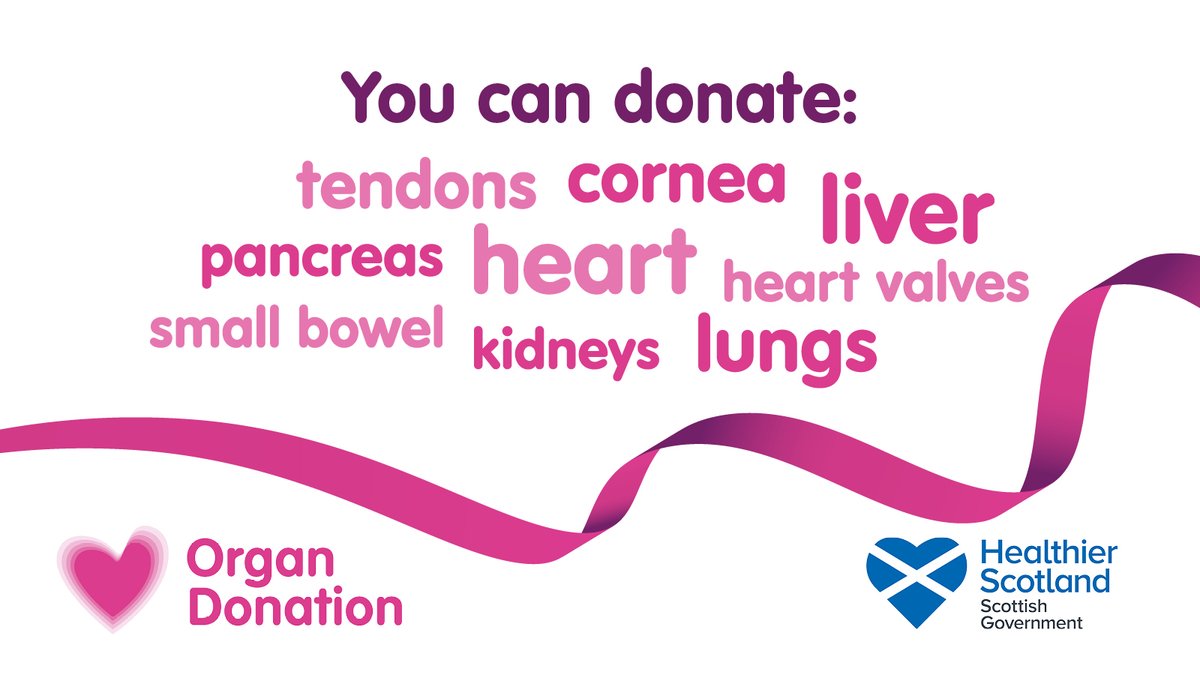 A corneal transplant has the power to change someone’s life and allow them to do the things we take for granted. Have you thought about your tissue donation decision? Make your choice known and join the register organdonation.scot
#OrganDonationWeek