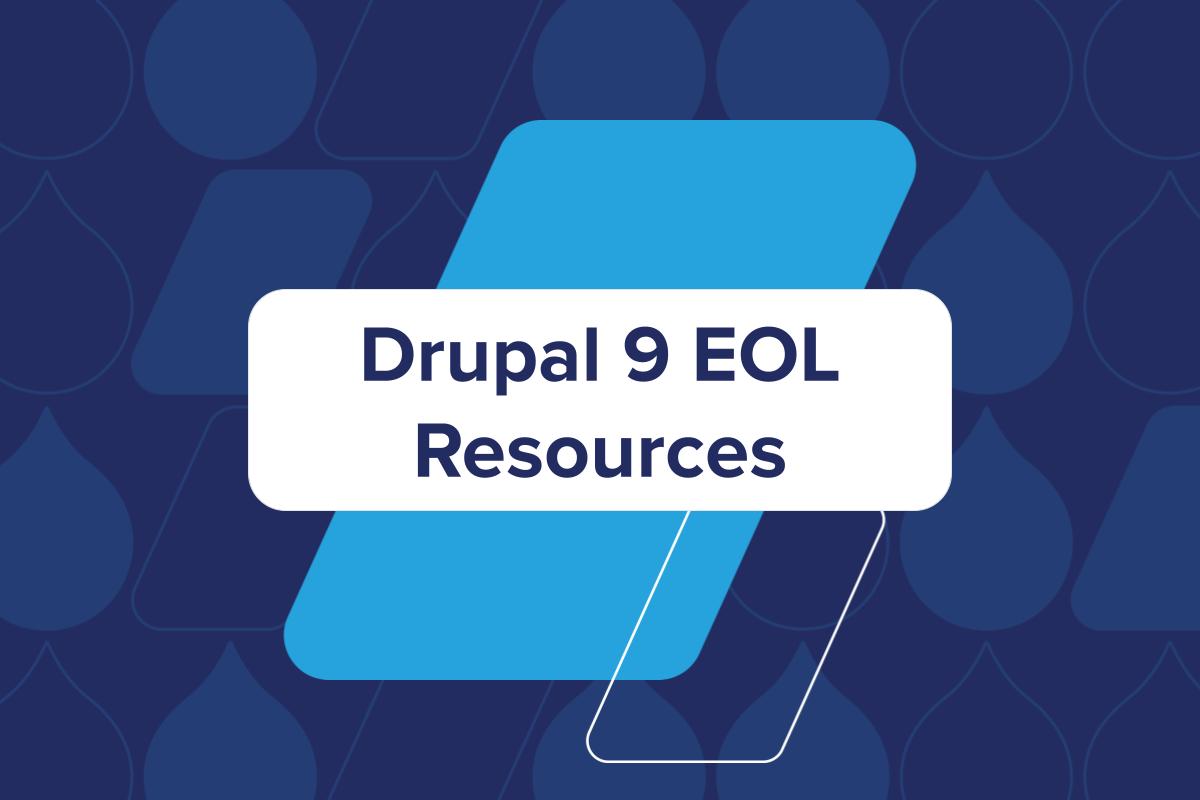 AcquiaDev's tweet image. 🔍 Curious about #Drupal9 EOL? 📆 Discover our in-depth resources designed to guide you through a seamless transition. Stay informed, stay prepared. 🌐 Dive into the guide: bit.ly/3EdXyzC #Drupal #WebDevelopment