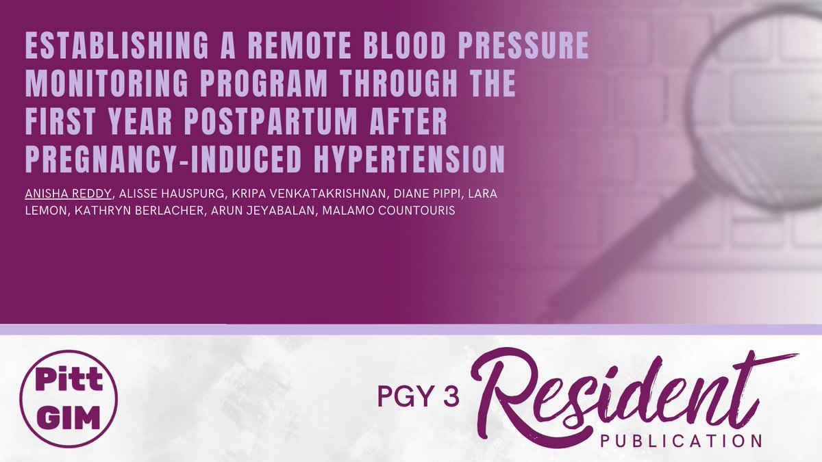 Pitt General Internal Medicine (@pittgim) on Twitter photo New research shows that remote #BloodPressure management beyond 6 weeks #postpartum is both feasible & beneficial for long-term #hypertension control.
Explore how this program supports maternal health in this Research Letter by <a href="/AnishaRReddy/">Anisha Reddy</a> & colleagues: sciencedirect.com/science/articl… New research shows that remote #BloodPressure management beyond 6 weeks #postpartum is both feasible & beneficial for long-term #hypertension control.
Explore how this program supports maternal health in this Research Letter by <a href="/AnishaRReddy/">Anisha Reddy</a> & colleagues: sciencedirect.com/science/articl…