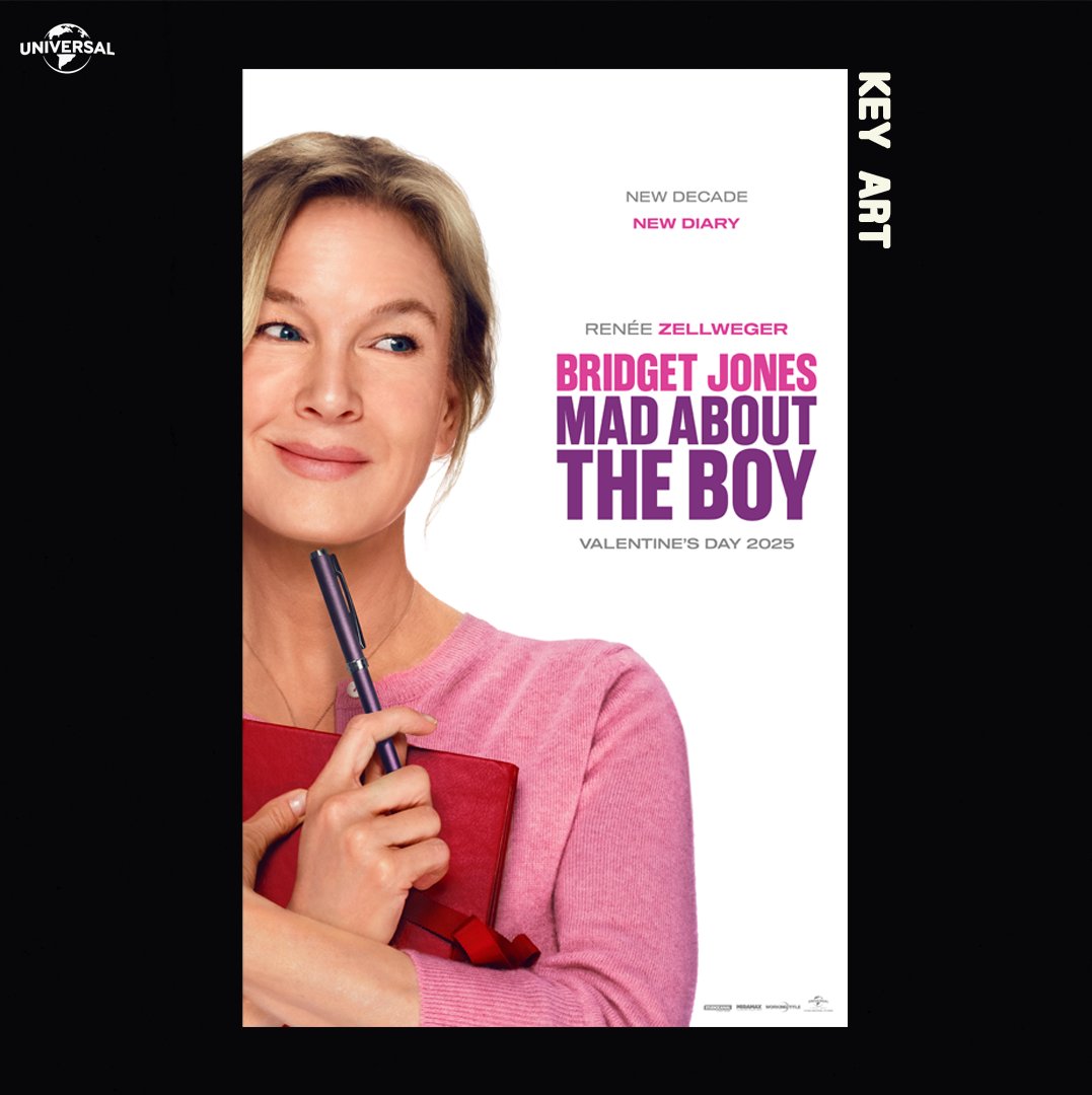 She's back.

BRIDGET JONES: MAD ABOUT THE BOY is coming to a screen near you in February 2025.

An Intermission Film / Universal Pictures poster