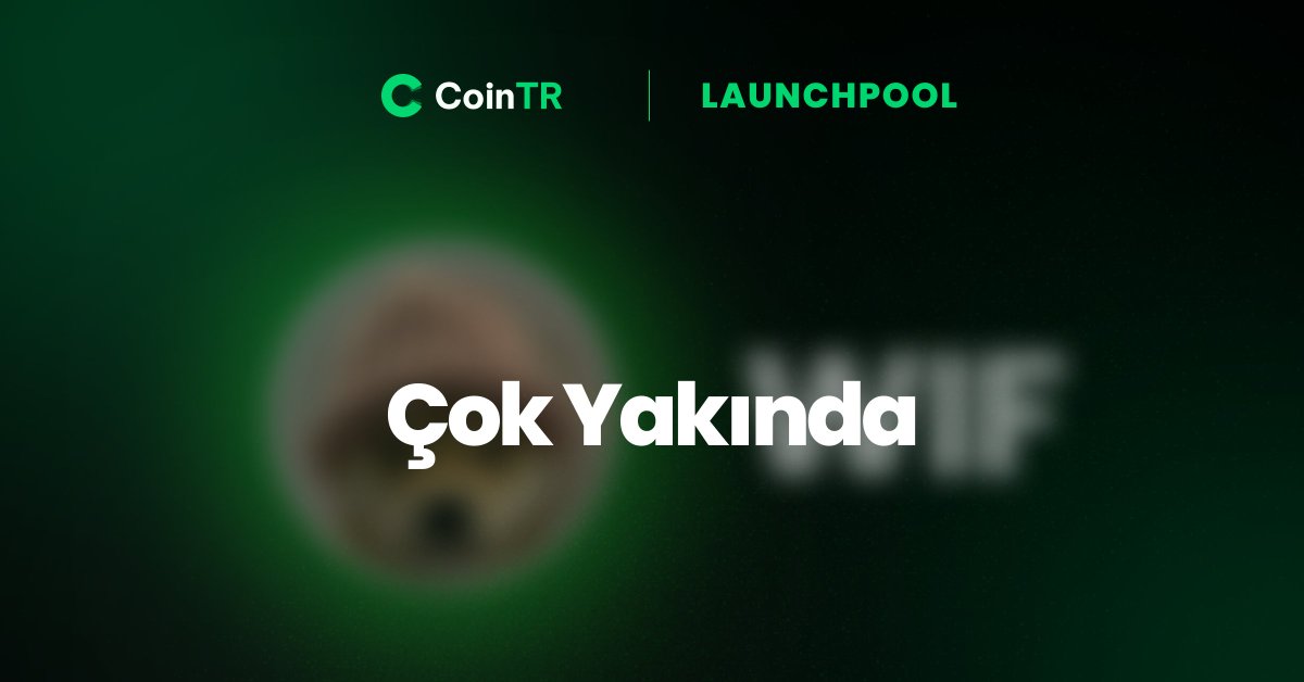 CoinTRTurkiye's tweet photo. CoinTR’de büyük bir fırsat yaklaşıyor! Hazır mısınız? 💥 İlk Launchpool projemiz WIF için geri sayım başladı! 🚀 Takipte kalın, bu fırsatı kaçırmayın! #CoinTR #WIFStake #Launchpool
📢 Detaylar için: https://t.co/4ayrx9lQJr https://t.co/yoZ12mEiMl
