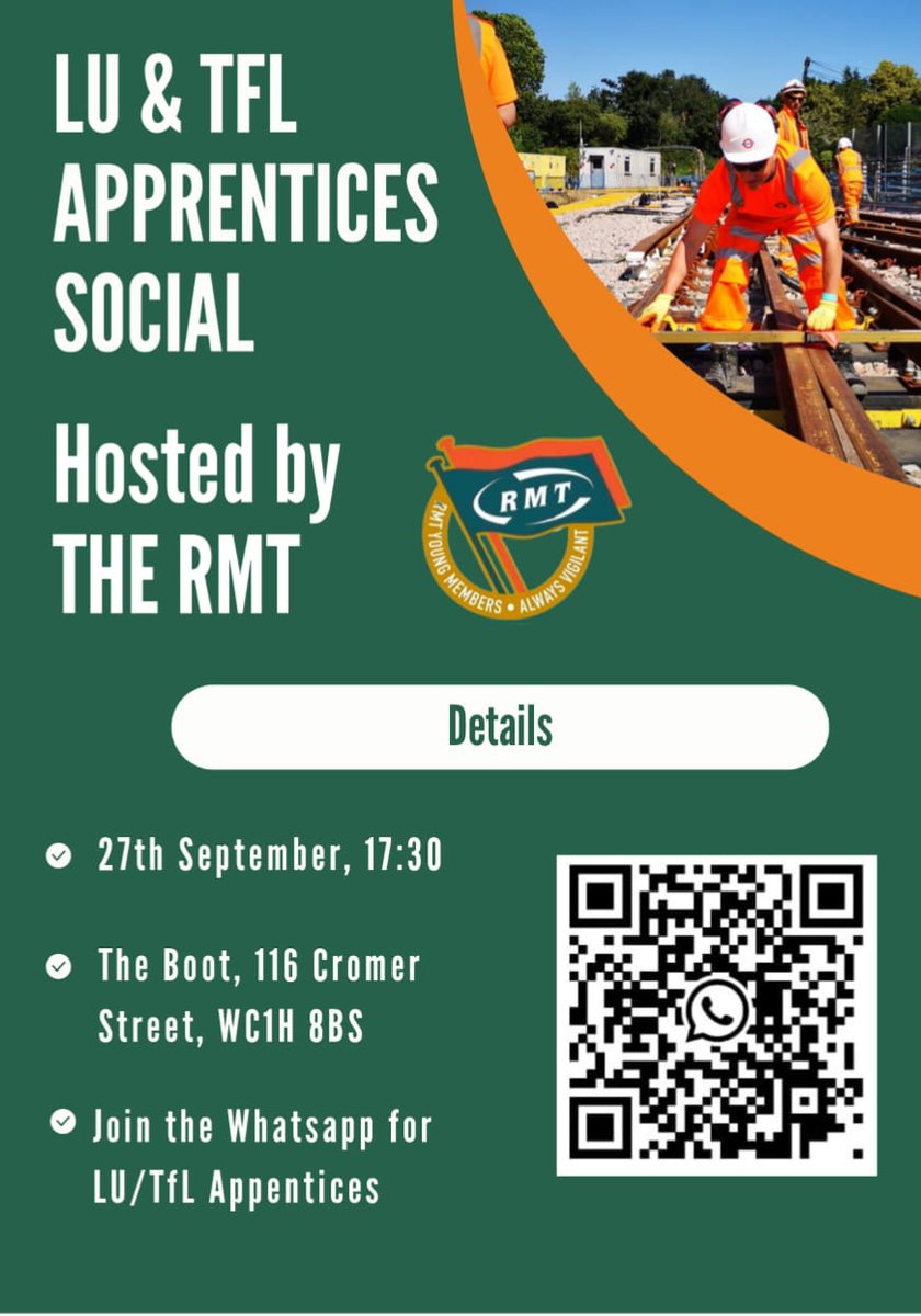 RMT London Underground/TfL Apprentice social dlvr.it/TDb31F