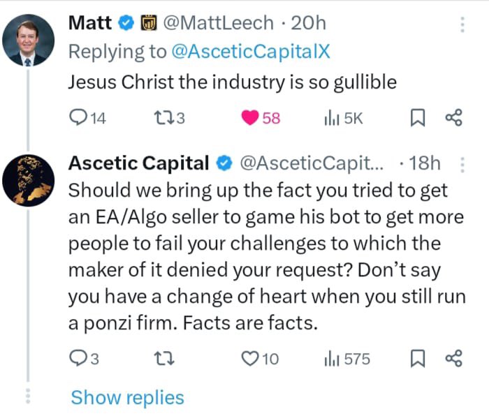 Prop firm devil tweet media