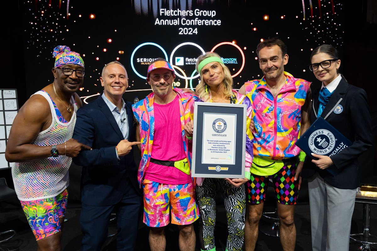 Friday marked our annual conference, #GoingForGold, which saw us mark milestones. We also did a #GuinnessWorldRecord for most people doing upper body stretches simultaneously with
<a href="/MrMotivator/">Mr Motivator MBE</a> to highlight the importance of rehab. #RecordBreakers