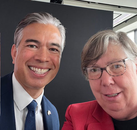 PlasticsBeyond's tweet photo. Our president @enckj was thrilled to speak with @AGRobBonta following his huge announcement this morning. Read about how he's suing ExxonMobil for its #plasticpollution and #recyclinglies here: https://t.co/Zpci6XI1IN https://t.co/b5AFj1WV5y