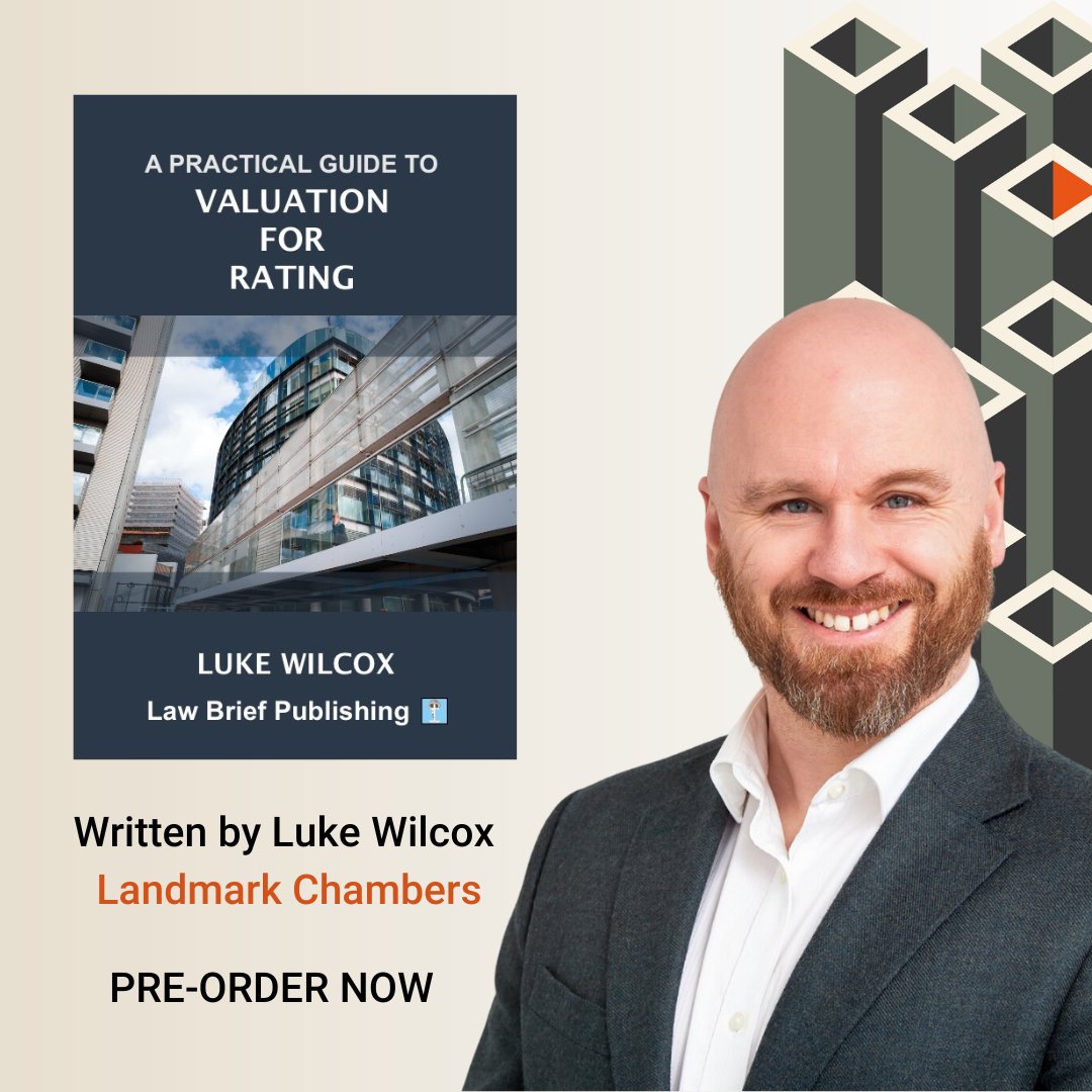 Landmark’s Luke Wilcox’s upcoming release, ‘A Practical Guide to Valuation for Rating,’ offers a comprehensive guide to the valuation of non-domestic properties for rating purposes.

Follow the link to find out more information and pre order - bit.ly/4gCSy9u
