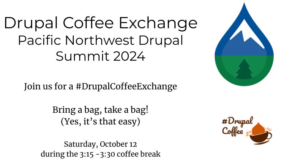 Drupal Coffee Exchange tweet media