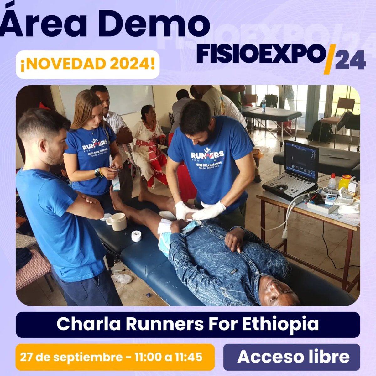Nos vemos en Fisioexpo viernes 27, a las 11h Área Demo, pásate a saludarnos 🤩 <a href="/fisio_expo/">FISIOEXPO</a>  gracias