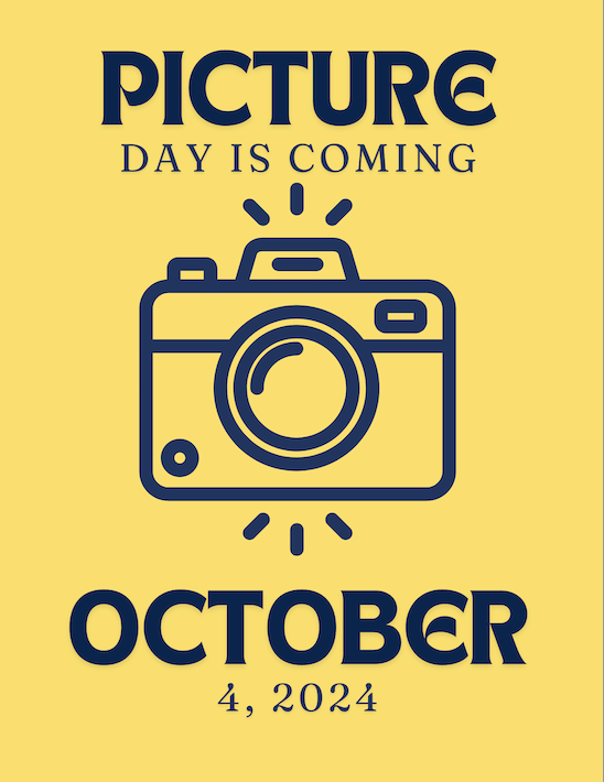 ShelbyEast's tweet photo. East Middle Families:  Picture Day will be October 4, 2024!!  We can't wait to see all those smiling faces!! https://t.co/JwYMh3zxC7