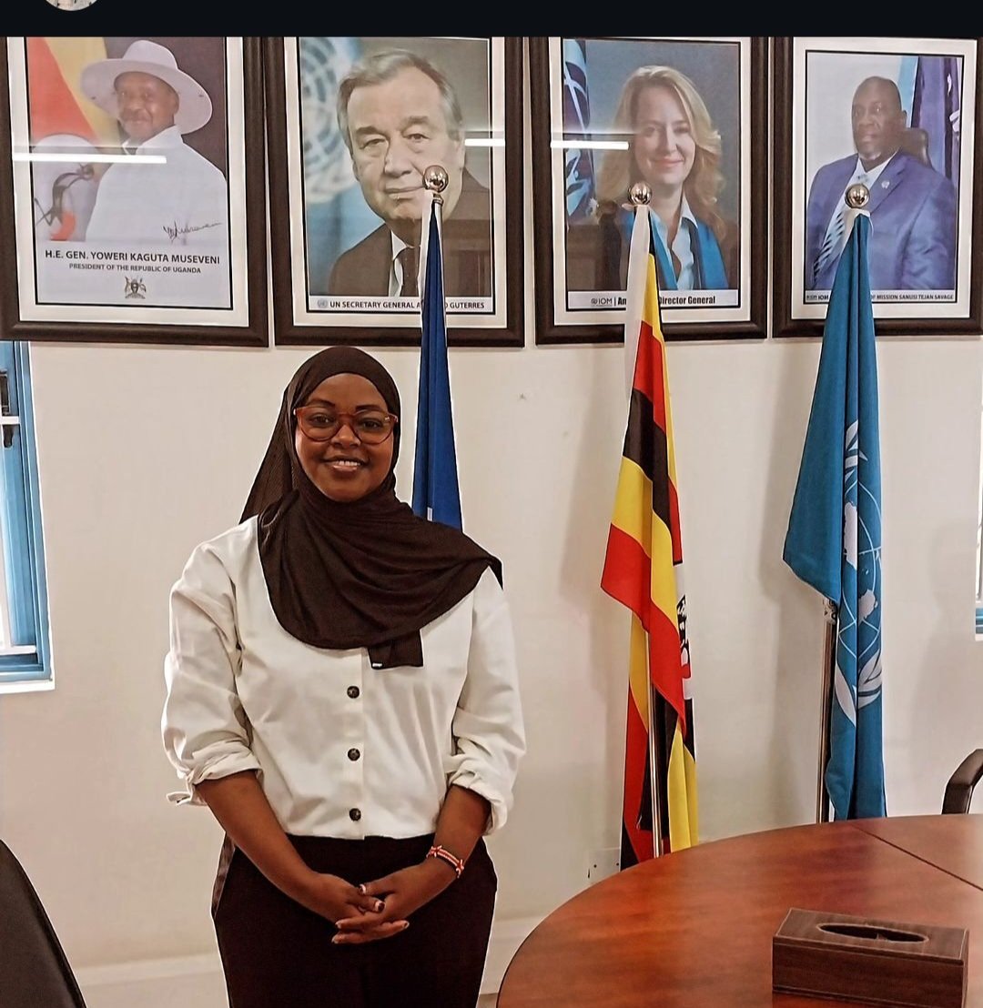 Alhamdullilah! Excited to start my first day under new assignment with UN-IOM Uganda sta as a Migration Governance and Policy Development Officer. Looking forward to great times in Uganda. Please follow our work <a href="/IOM_Uganda/">IOM Uganda 🇺🇳</a>