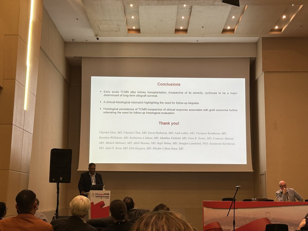 Kevin Louis (@kevin_jlouis) on Twitter photo A new vision of TCMR in KTx with analysis of more than 500 cases! Follow up biopsies post rejection may help clinician for risk assessment. Great multicentric effort #tts2024 <a href="/ttsorg/">TTS</a> <a href="/OriolBestard/">oriol bestard</a> <a href="/Olivier_Thaunat/">Olivier_Thaunat</a> <a href="/InstituteStarzl/">Starzl Transplantation Institute</a> @AravindCheruku1 @KAD__MD A new vision of TCMR in KTx with analysis of more than 500 cases! Follow up biopsies post rejection may help clinician for risk assessment. Great multicentric effort #tts2024 <a href="/ttsorg/">TTS</a> <a href="/OriolBestard/">oriol bestard</a> <a href="/Olivier_Thaunat/">Olivier_Thaunat</a> <a href="/InstituteStarzl/">Starzl Transplantation Institute</a> @AravindCheruku1 @KAD__MD