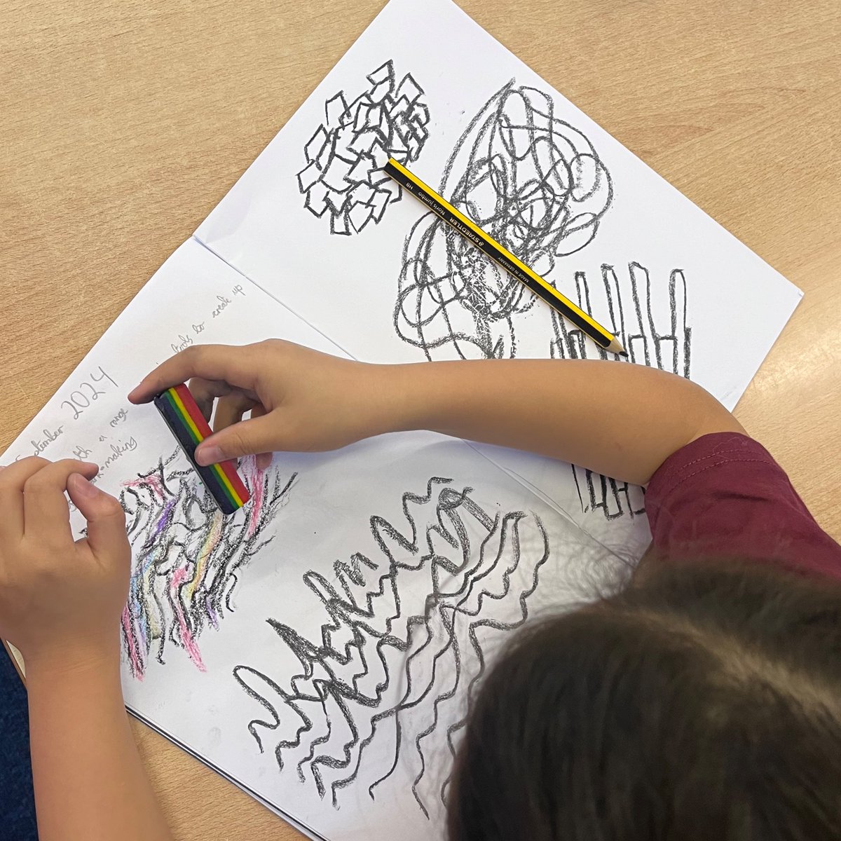 LHConceptual's tweet photo. Love watching the displays of the Art Room grow with children’s practice  @heathmereschool  - Watch this space, for more art goodness is on its way!! 🎨🌈✨

#everychildisanartist
@CEP_Wandsworth @wandsworthart https://t.co/IJN2pBsbO6