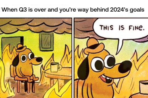 quantive_inc's tweet image. Change starts from within... or better yet, from within our own department.

With 2024 wrapping up, now’s the time to dive into annual planning: bit.ly/3XskNii

After all, panic can be a great motivator, right? 😉

#AnnualPlanning #StrategicPlanning #EndofQuarter