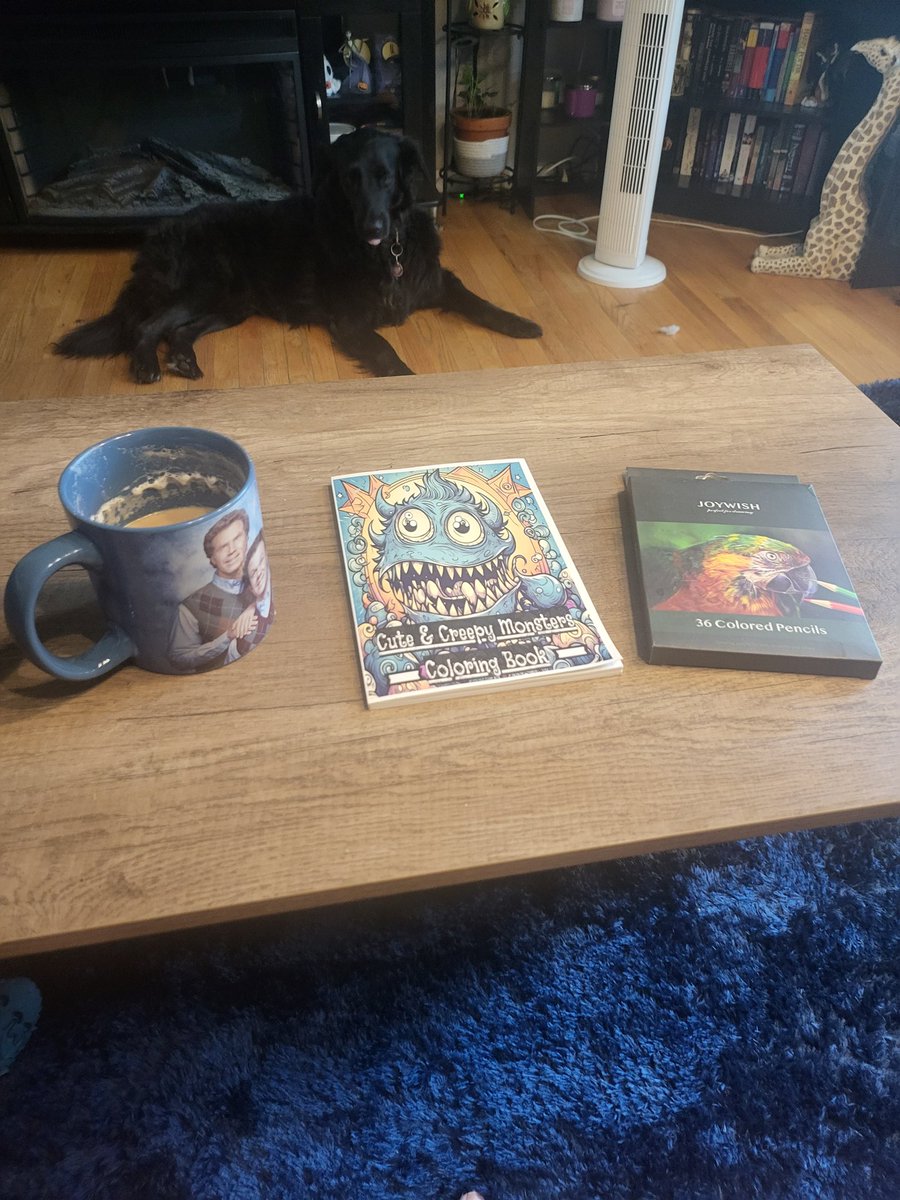 ColorMeGOOOD's tweet image. Coffee &amp;amp; Coloring 🎨 

GREAT way to start the day/week 👌👍

Monsters coloring book can be found in the first link in my bio! 🙌

Have a great week X fam! 💜 🤗

#antistress
#antianxiety
#colormegoood