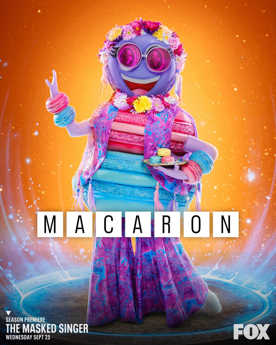 MaskedSingerFOX's tweet photo. @FOXTV #MacaronMask https://t.co/vCtHRF1ESb