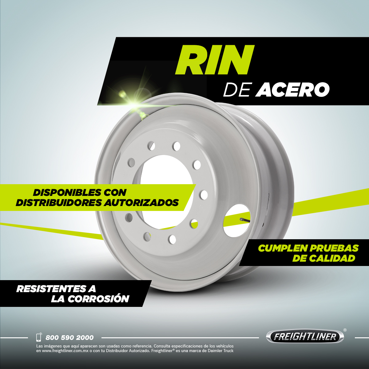 FreightlinerMex's tweet image. Cada vez que necesito sustituir los rines de mis camiones, sé que #ValueParts es una alternativa de calidad porque proporcionan una combinación de excelente calidad, resistencia y vida útil. #Refacciones #RangoMedio #RangoPesado #Camiones #Tractocamiones