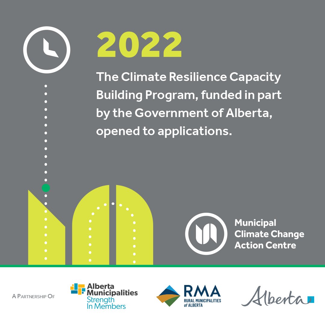 Municipal Climate Change Action Centre (@mccac_alberta) on Twitter photo In 2022, <a href="/MCCAC_Alberta/">Municipal Climate Change Action Centre</a> started the Climate Resilience Capacity Building Program funded in part by <a href="/YourAlberta/">Alberta Government</a>.
The program enables communities to better understand and respond to the impacts of climate change.
Learn more: bit.ly/4dLQkm9 In 2022, <a href="/MCCAC_Alberta/">Municipal Climate Change Action Centre</a> started the Climate Resilience Capacity Building Program funded in part by <a href="/YourAlberta/">Alberta Government</a>.
The program enables communities to better understand and respond to the impacts of climate change.
Learn more: bit.ly/4dLQkm9