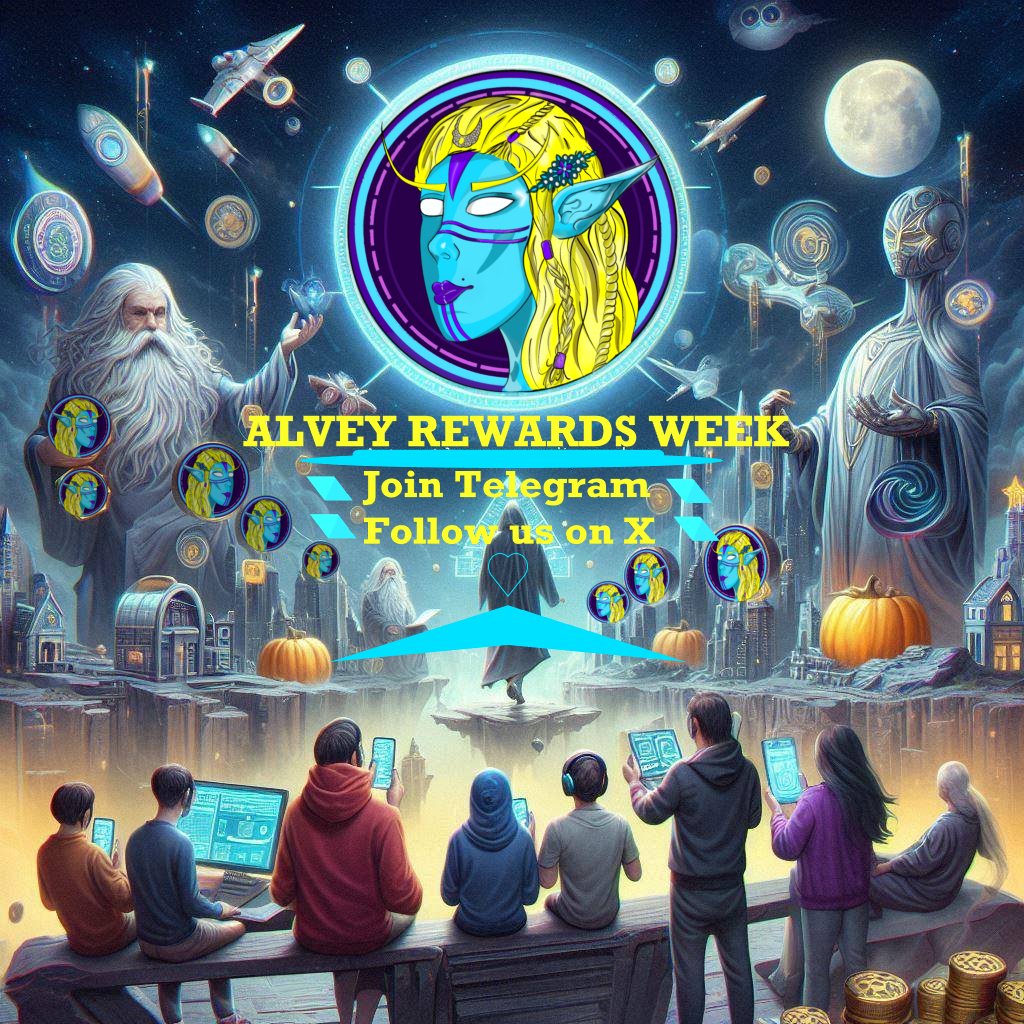 We are thrilled to announce: 
🎉 Alvey Rewards Week! 🎉

😍From 24th September till 2nd October, we will be giving away over 💰 $2000 USD 💰 to our most active community members. 

⚡️Do these steps first:
🌴 Follow <a href="/AlveyChain/">Alvey</a> on X
🌵 Join Telegram: t.me/AlveyChain
🌻