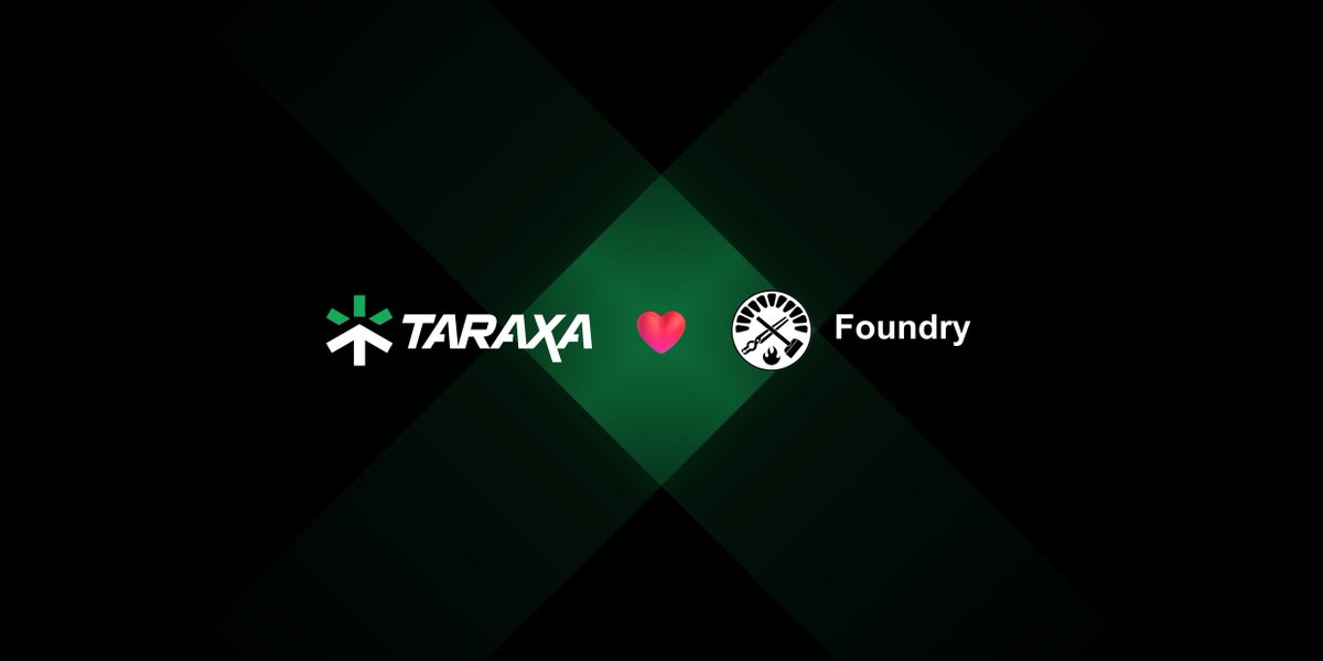taraxa_project's tweet photo. Building on $TARA's 100% EVM-compatible L1 is so easy, there's literally nothing new to learn! All your favorite ETH frameworks Just Work on Taraxa.

Frameworks such as Foundry - check out our video walkthrough: https://t.co/mPnKDpMf1h https://t.co/d4uldvs4BX