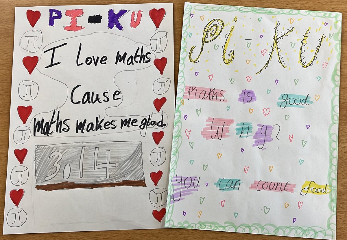 We kicked off @mathsweekscot by creating Pi-kus with S1 today! A haiku but using a 3-1-4 format instead of the classic 5-7-5 #pi-ku #MathsWeekScot