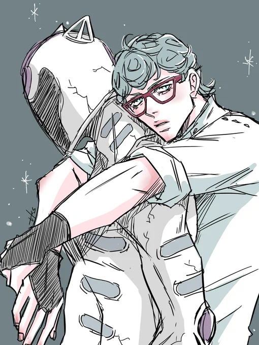 さっきスペースでお話しながら描いていたギ❄️ 