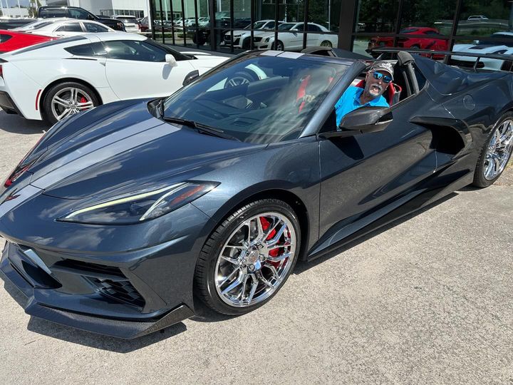 corvette_world's tweet photo. Congratulations to Ray on his 4th Corvette from Corvette World Houston 2021 Shadow Gray Corvette Stingray Convertible #corvetteworldhouston #corvette #c8corvette #c8stingray #c8convertible #corvettelifestyle #corvettesofinstagram #corvettefamily https://t.co/l2AqjiUuhc