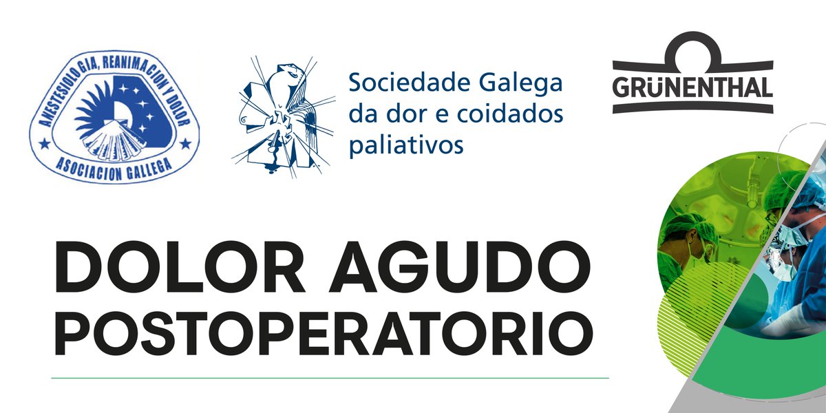 ❓¿Qué es el dolor postoperatorio?
Nos hemos unido a la <a href="/AGARyDGalicia/">AGARyD</a> y <a href="/sgadolor/">SGADOR</a> para hablaros sobre ello 👉 dolor.com/formacion/bibl…