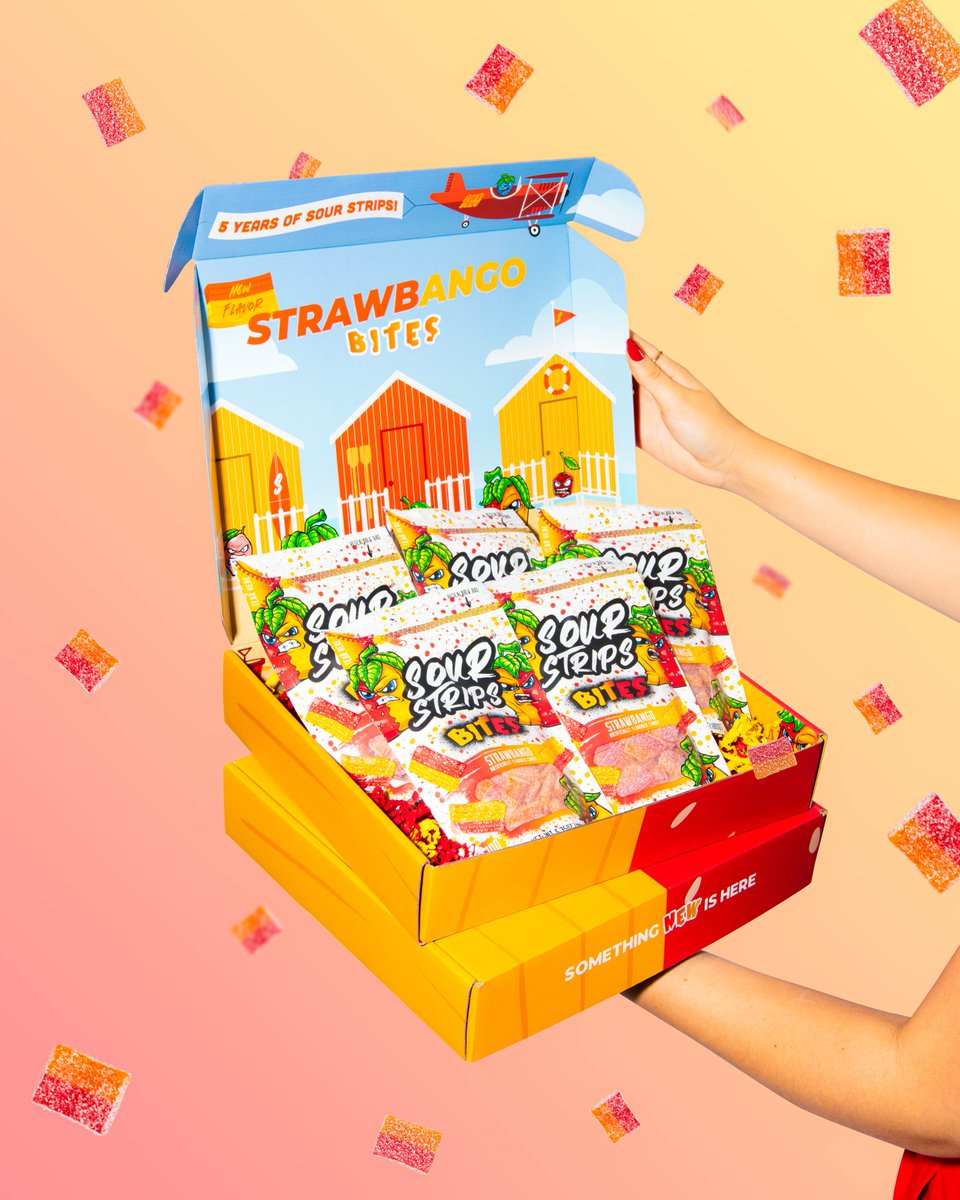sourstripscandy's tweet image. 🍓STRAWBANGO GIVEAWAY; REPOST TO WIN 🥭

We're giving THREE of you a chance to win our limited edition Strawbango Bites + this SICK PR BOX! 🥳

How To Enter 👇
❤️ Follow our page
🧡 Share this post
❤️ Comment below when you're done

GOOD LUCK, EVERYONE! 😍…