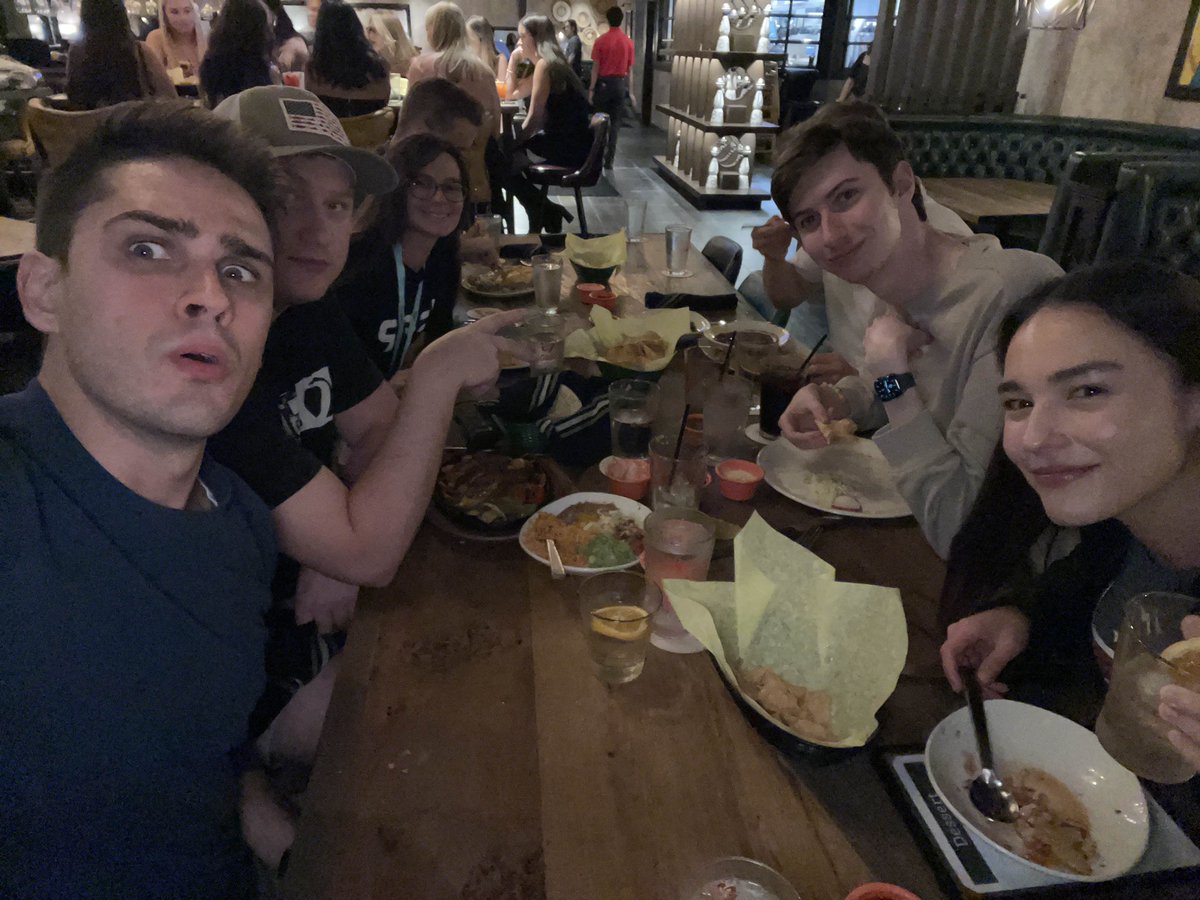 Fun time with the crew last night.