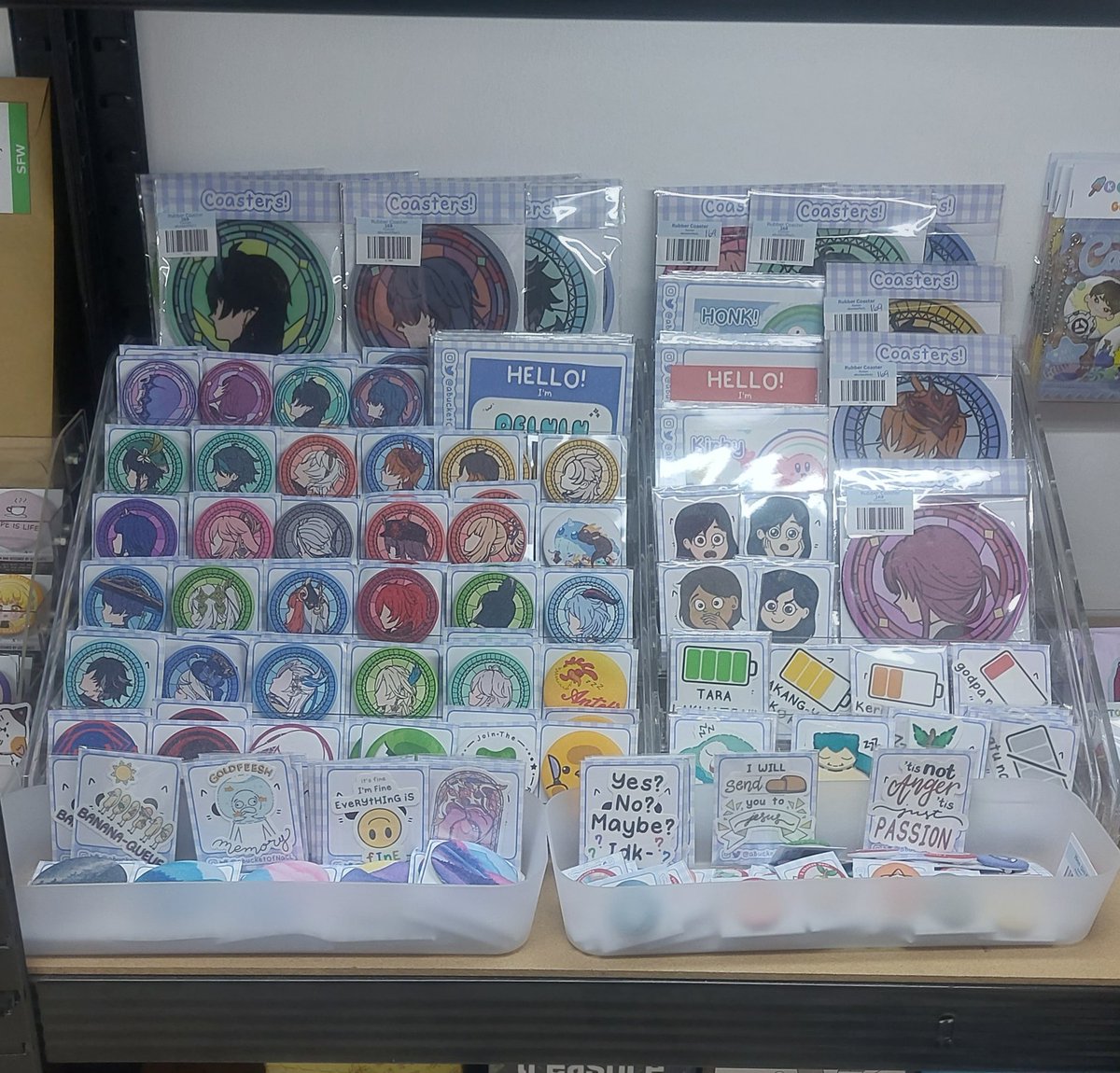 aBucketOfNaCL's tweet photo. Hallo! I have a new shelf @redmonstershop

The current partner store list:
1. S8 Concept District - The One Torre near UST
2. Carmina Store - Near EDSA LRT
3. Shopbrik - Festival Mall Alabang
4. Red Monster - Gateway Mall Cubao
5. Polly by S8 - SM BF Parañaque https://t.co/ah0JTTiKvX
