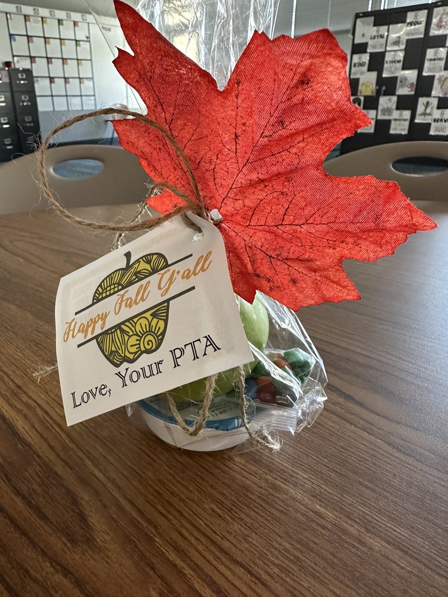 Thank you for the Fall treat <a href="/olepta/">Olga Leonard Elementary PTA</a> !