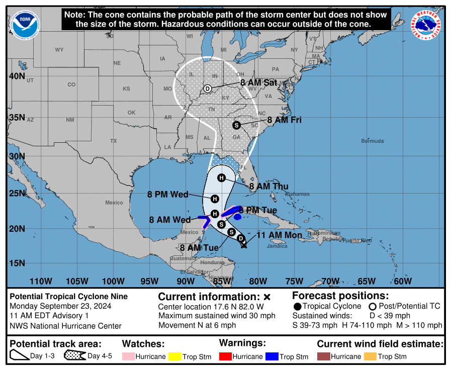 WeatherBug's tweet photo. A hurricane is likely to make landfall Thursday in Florida. While the exact location of landfall remains anywhere from Tampa Bay to the FL Panhandle, all residents in these areas should take time now to prepare. Here is a great place to start:
#knowbefore https://t.co/aAFwaiNhzL