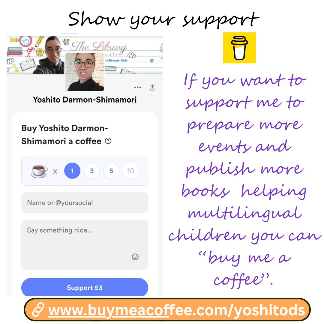 If you are a teacher AND a parent and find it difficult to teach your OWN CHILD, here is a session for you!

Details in the programme: bit.ly/GMLEvent

To show your support, feel free to buy me a coffee: buymeacoffee.com/yoshitods

#biliteracy #GMLEvent2024 #multilingual
