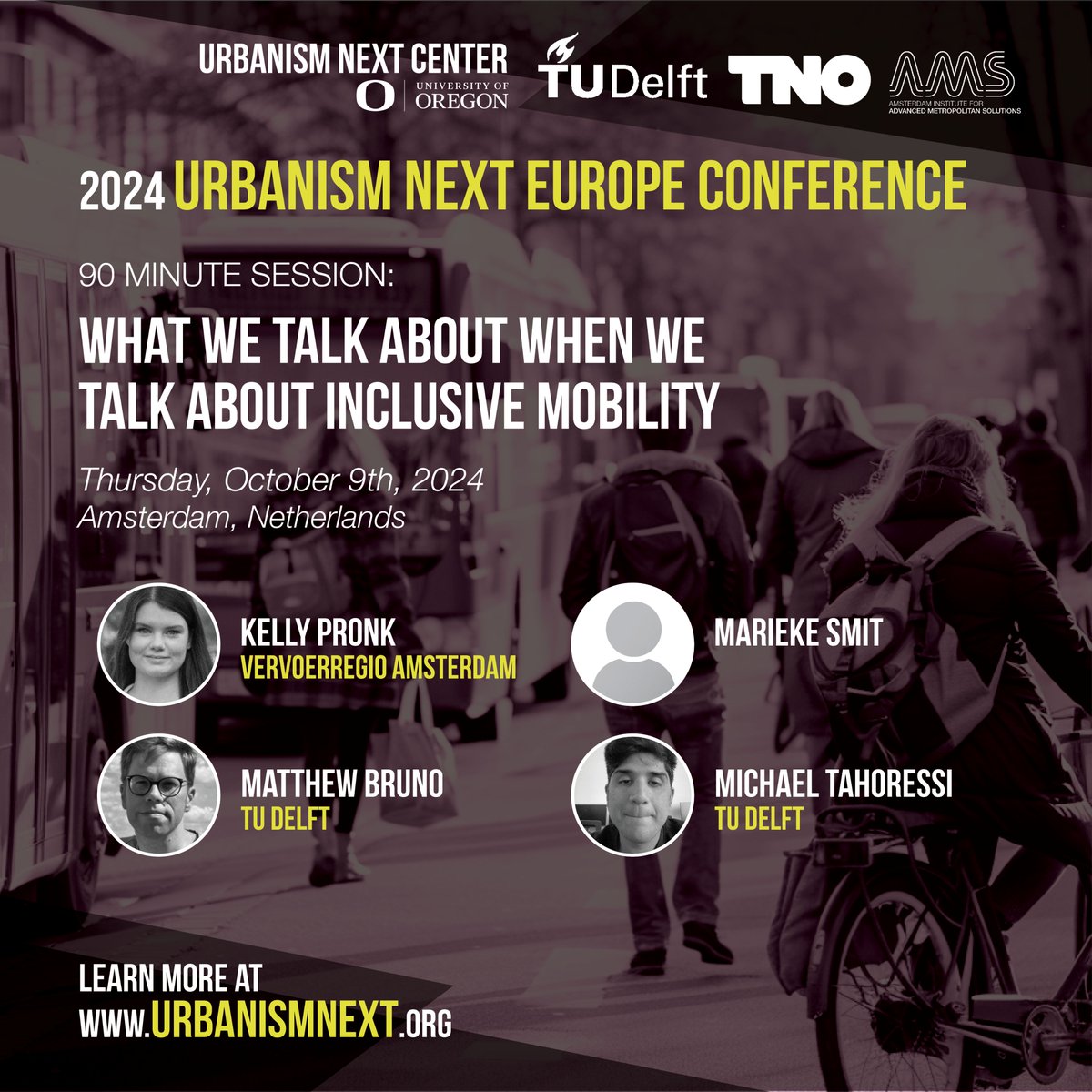 What do we talk about when we discuss inclusive mobility? Join us in Amsterdam this October (9th-11th) to discuss emerging technologies and their impact on cities! You can still register here: urbanismnext.org/events/2024-ur…