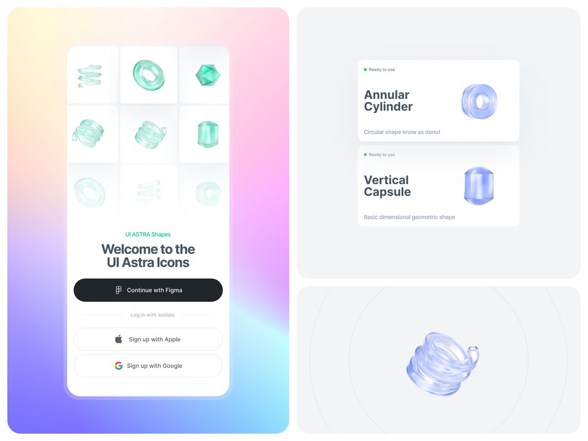dividedsign's tweet image. 3D Shapes Onboarding
