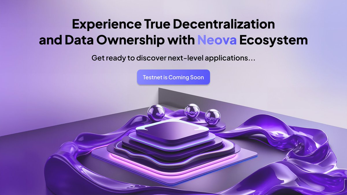 Neova_Protocol's tweet photo. NEOVA TESTNET IS ALMOST HERE! 🙌

After intensive development, our protocol is ready to be launched soon, supporting pioneering dApps that promise more freedom, decentralization, and control over your data.

Get ready to experience the future of storage, where your data is yours, truly and completely.

Stay tuned! 🫡