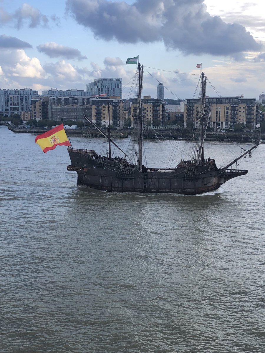 MarkEllis06's tweet photo. Galeon Andalusia arriving in London https://t.co/ufv1XDr9n1