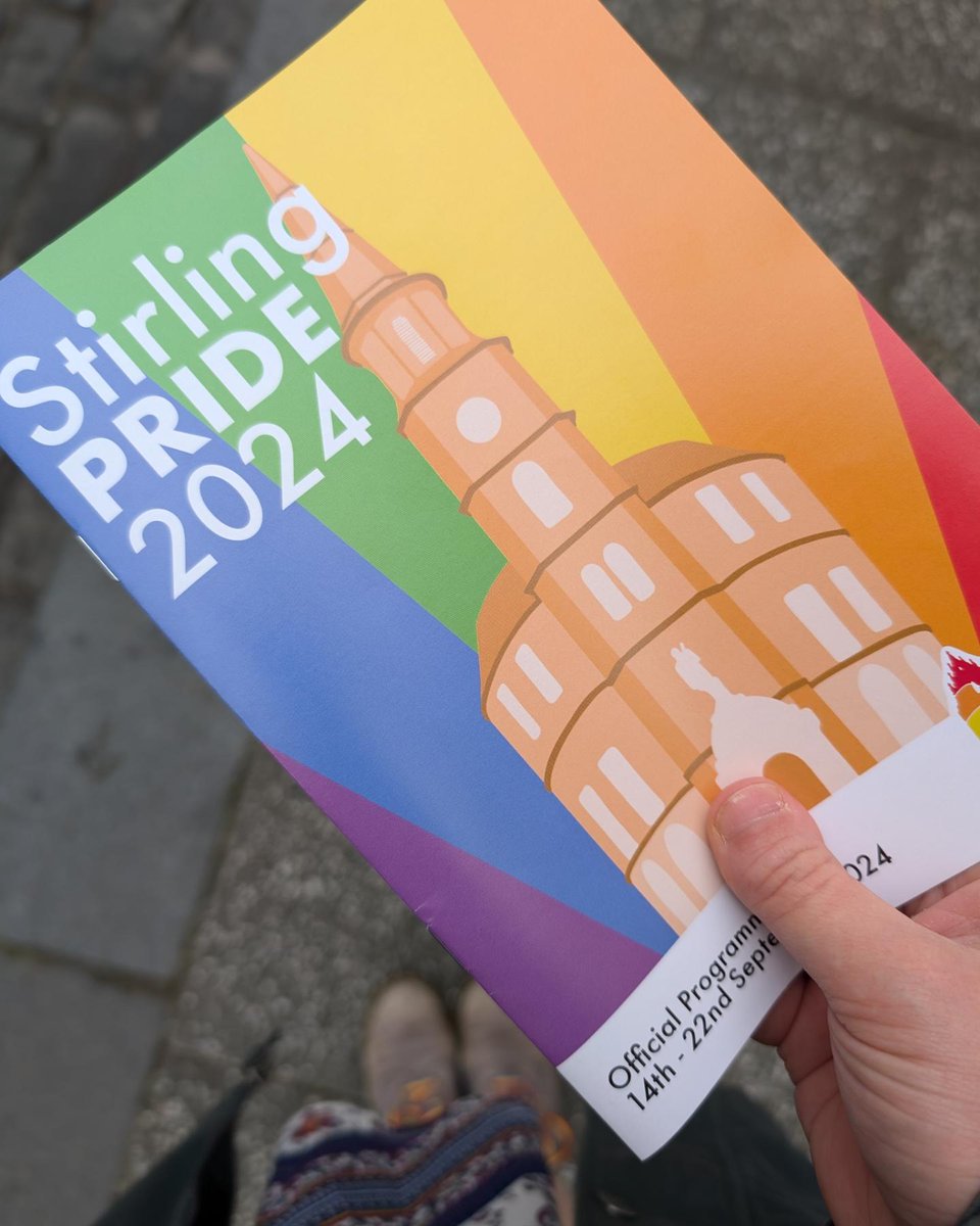 ruthwrightINNS's tweet photo. Good vibes at the first ever #StirlingPride - can't wait to see how it grows for next year! https://t.co/ITI6qd8693